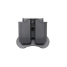 porte chargeur double glock noir